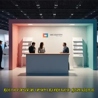 booth pameran umkm bondowoso berkualitas